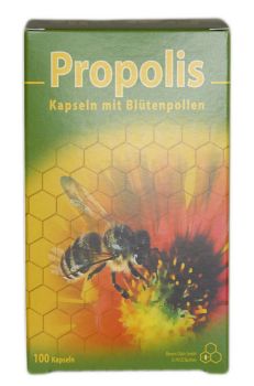Propolis mit Blütenpollen - 100 Kapseln