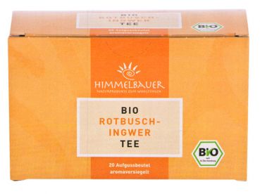 BIO Rotbusch-Ingwertee - 20 Beutel