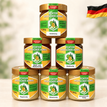 Deutsches Honigsortiment - 6x 500 g Glas