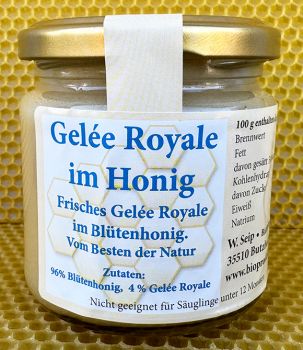 Gelée Royale im Honig