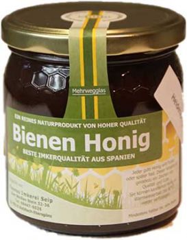 Heidehonig - aus Spanien- 500 g Glas