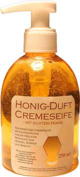 Honig Creme Seife im Spender - 250 ml