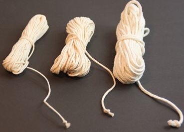 Kerzendocht / Runddocht für mittlere Kerzen - Stärke 07 - 10m