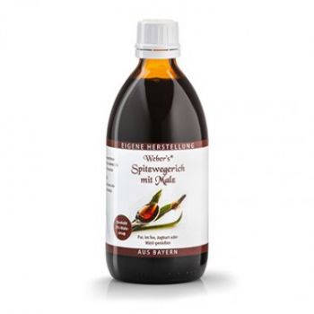 Weber's Spitzwegerich Saft mit Malz - 250 ml
