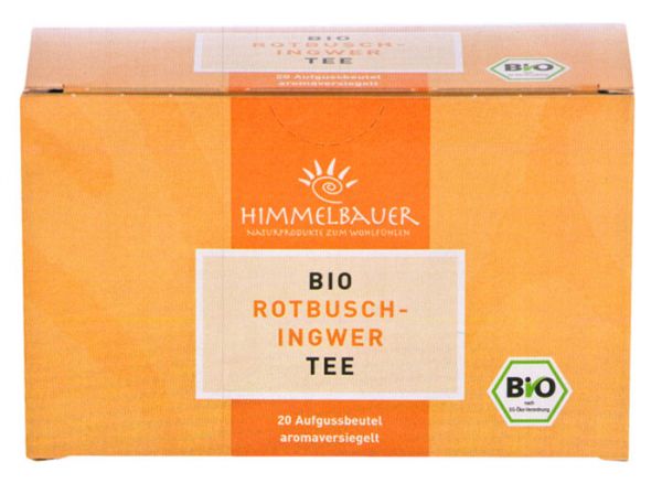 BIO Rotbusch-Ingwertee - 20 Beutel