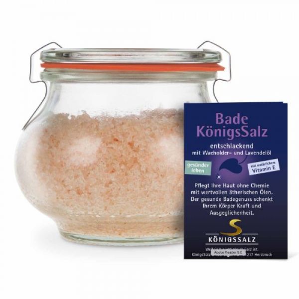 Badesalz Wacholder-Lavendel Glas 180g