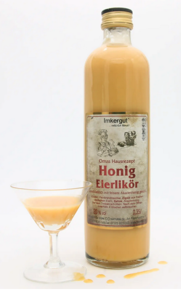 Eierlikör mit Akazienhonig 0,35 l